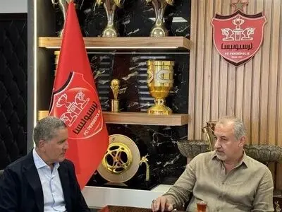 جلسه ویژه مدیرعامل پرسپولیس با گاریدو