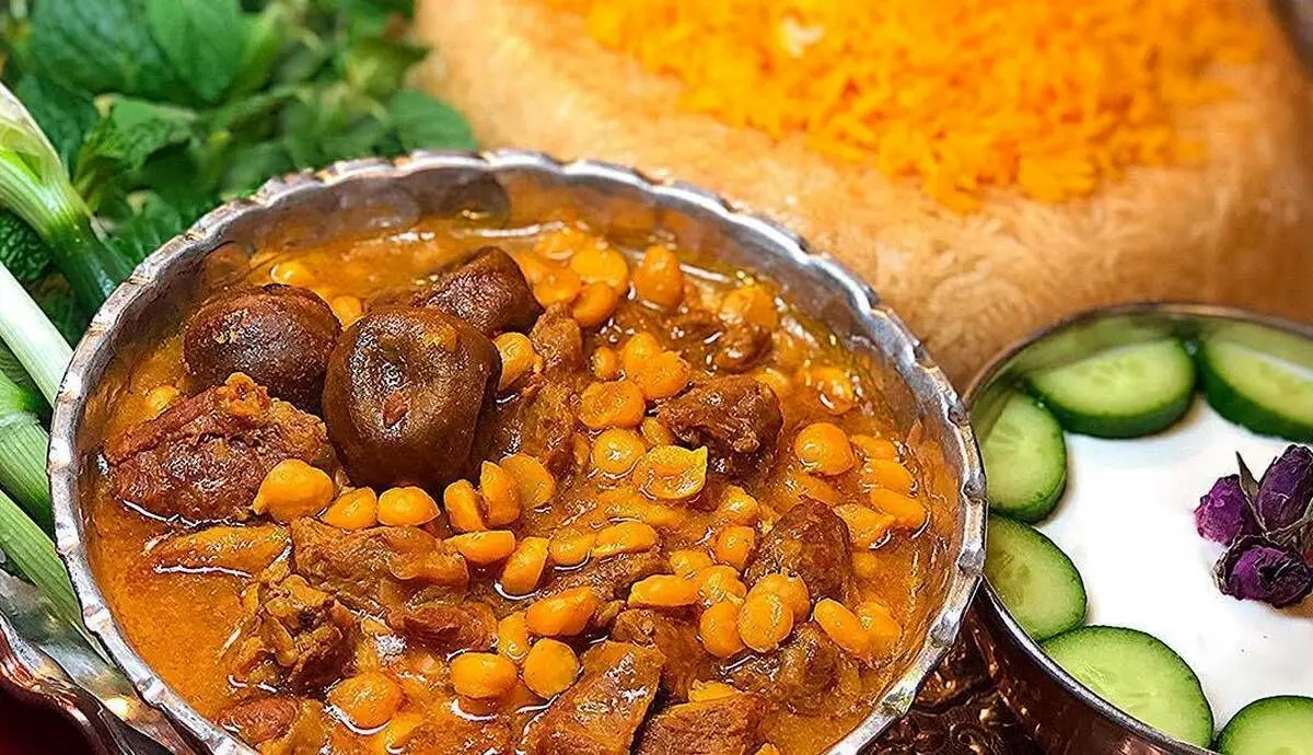 طرز تهیه قیمه نخود یزدی