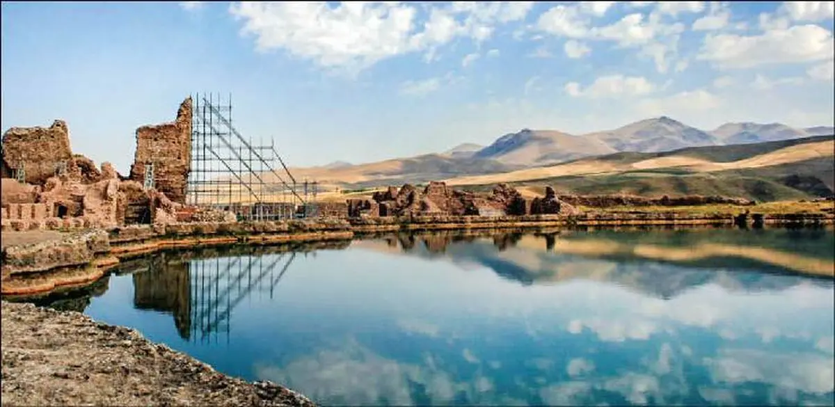 ۶ هزار گردشگر داخلی از مجموعه جهانی تخت سلیمان تکاب بازدید کردند