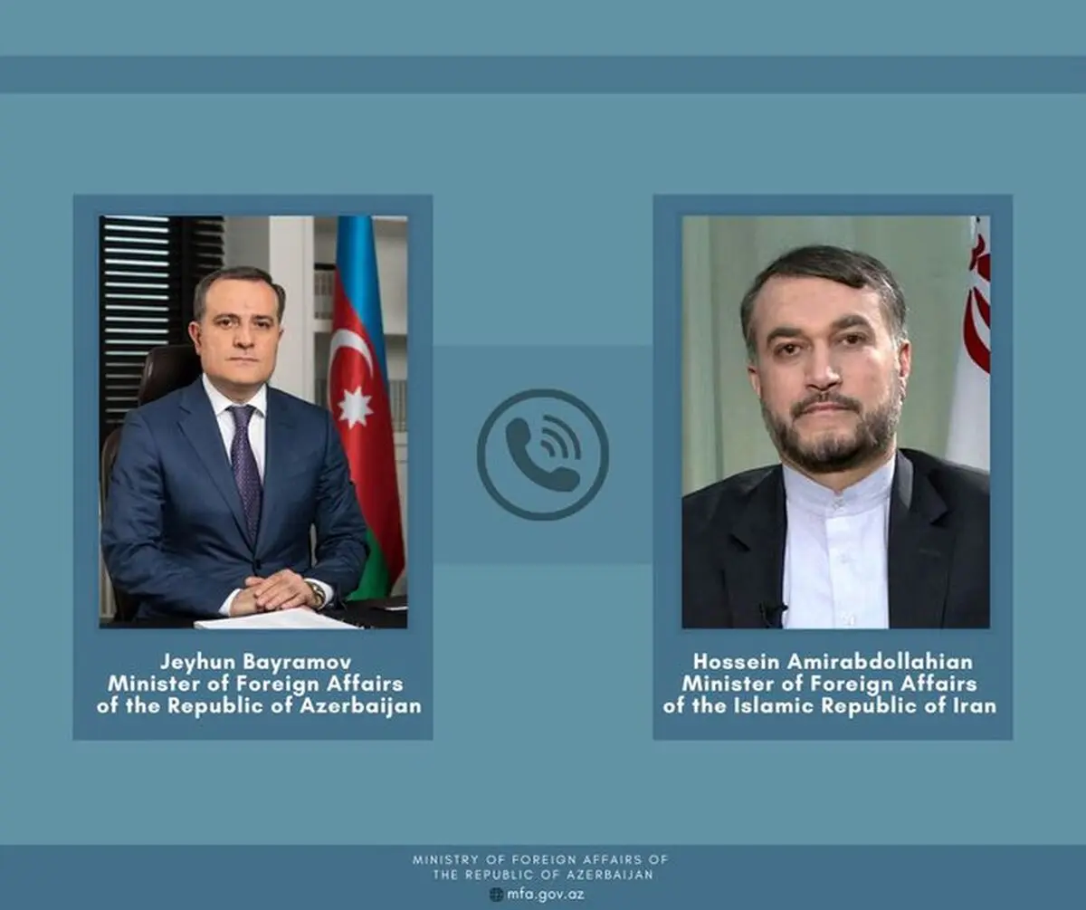 توییت وزیر خارجه جمهوری آذربایجان در مورد مکالمه با وزیر خارجه ایران 