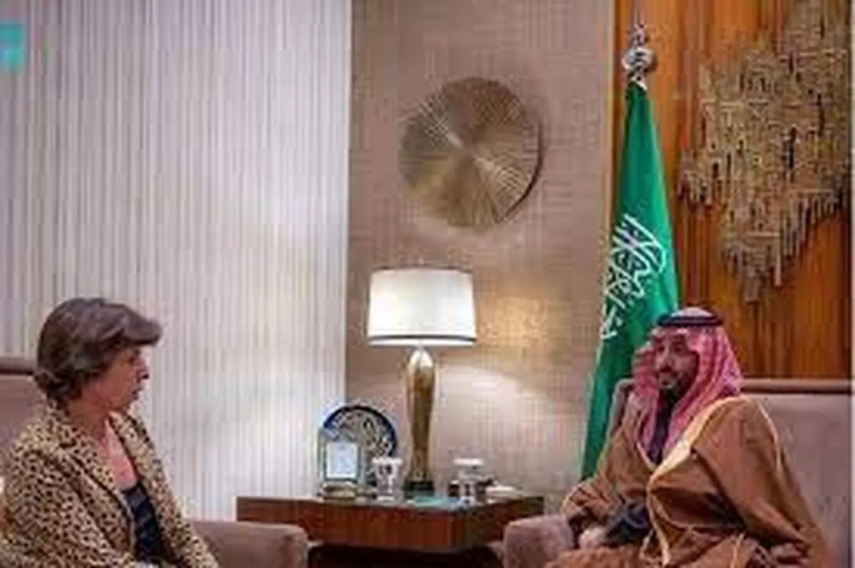 دیدار وزیر خارجه فرانسه با ولیعهد سعودی