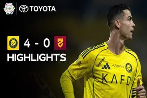ویدئو: خلاصه بازی النصر 4-0 الحزم