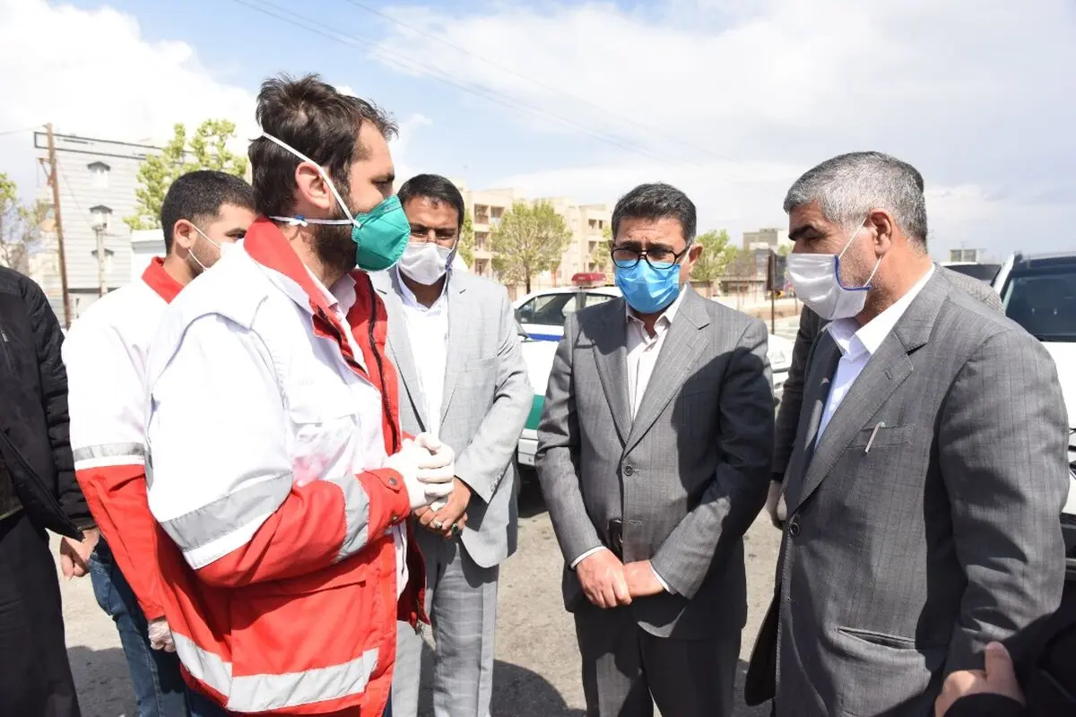 بازدید استاندار البرز از مبادی ورودی و خروجی تمامی شهرستان های استان