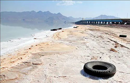 کاهش حجم آب دریاچه ارومیه به کمتر از 1/1 میلیارد متر مکعب 