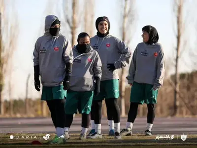 برگزاری ریکاوری بانوان پرسپولیس در ورزشگاه آزادی