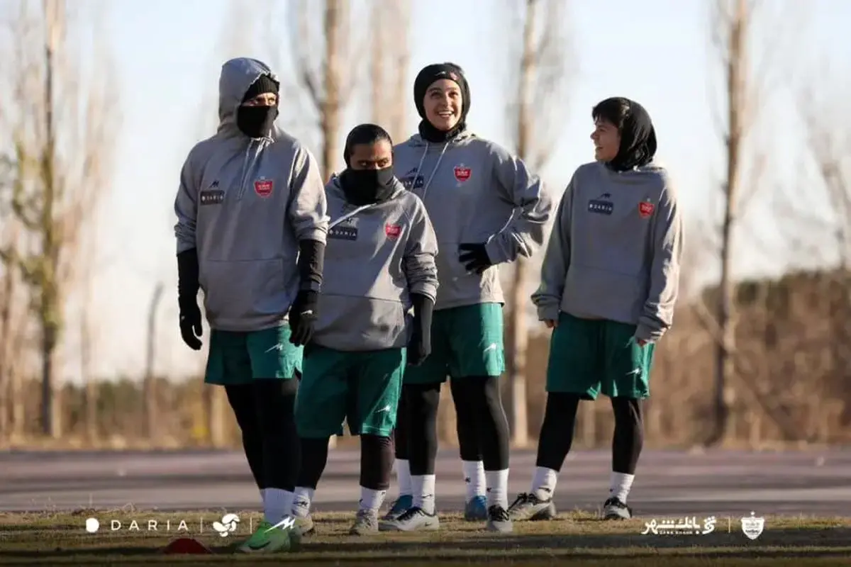 برگزاری ریکاوری بانوان پرسپولیس در ورزشگاه آزادی