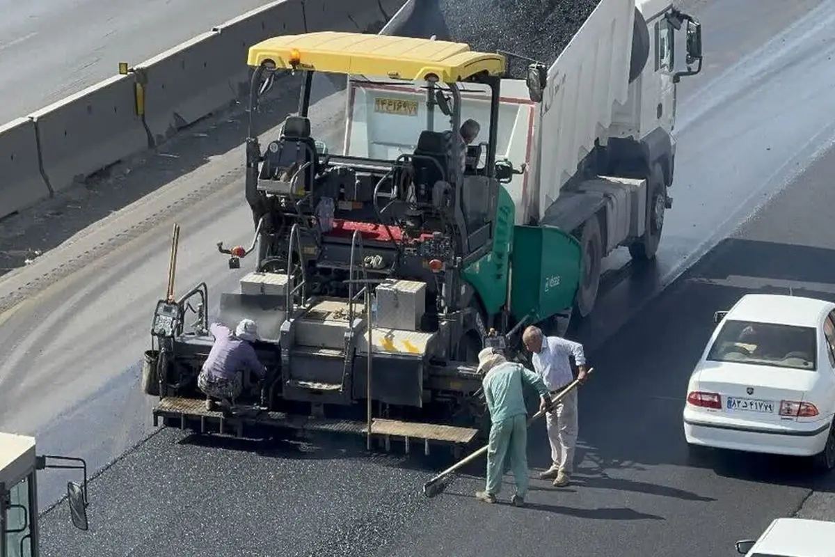 بیش از هزار و ۶۰۰ تن عملیات آسفالت‌ریزی و بهسازی راه‌ها در قزوین اجرا شد