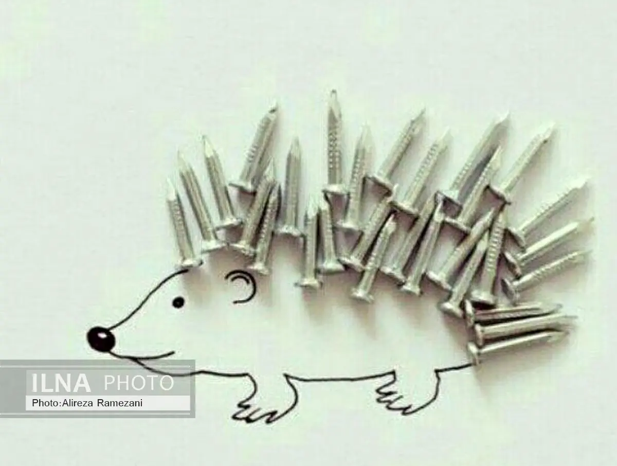 خلاقیت با نقاشی و اشیاء مختلف + تصاویر 