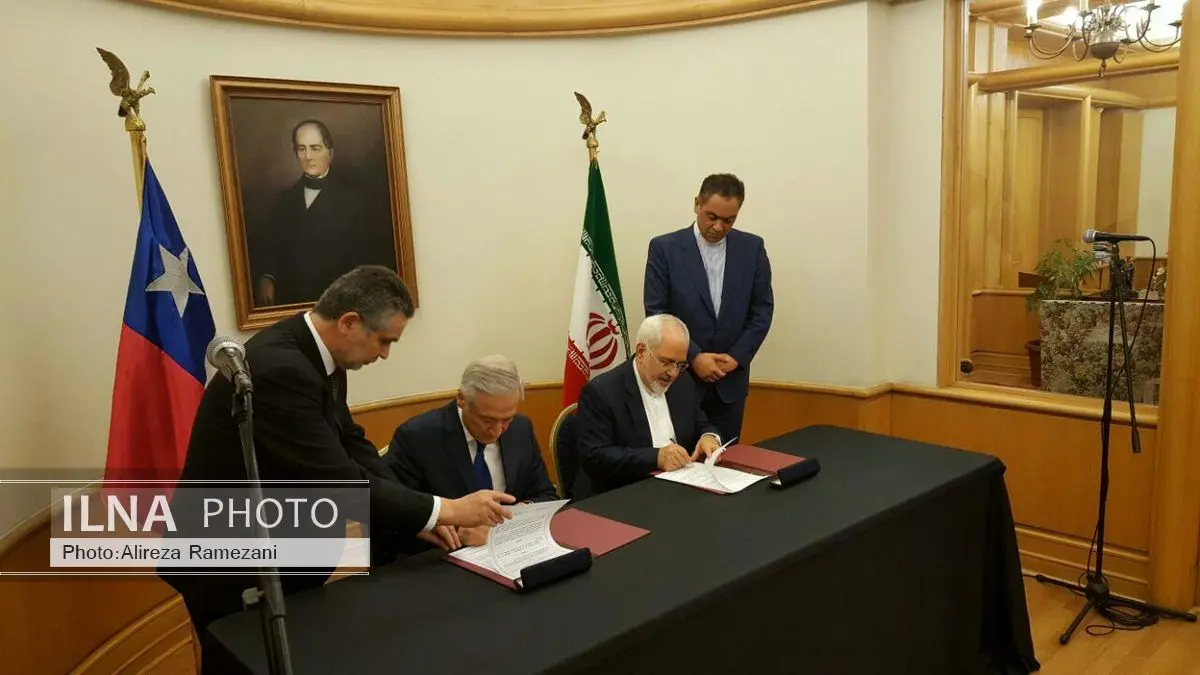 یادداشت تفاهم برقراری مکانیسم مشورت‌های سیاسی بین ایران و شیلی امضا شد