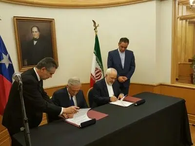 یادداشت تفاهم برقراری مکانیسم مشورت‌های سیاسی بین ایران و شیلی امضا شد