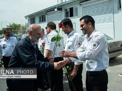دیدار وزیر تعاون، کار و رفاه اجتماعی و دبیر کل خانه کارگر با کارگران خدمات رسان در بحران جنگی