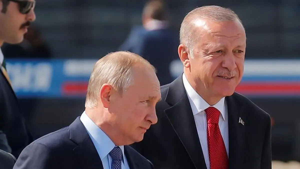 بستنی‌خوری اردوغان و پوتین+ویدئو