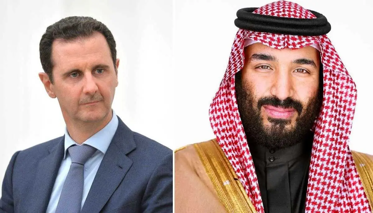 استقبال گرم بن سلمان از بشار اسد
