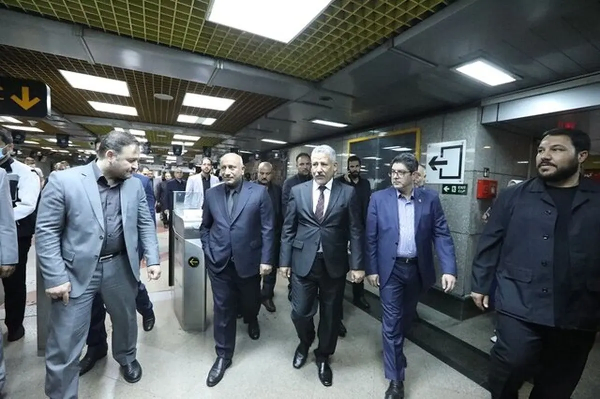 بازدید استاندار کربلا از متروی تهران