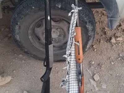 کشف سلاح و مهمات و دستگیری شکارچیان در کوه هوا لامرد