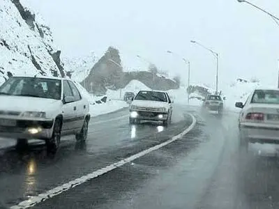 دمای هوا در جاده فیروزکوه به منفی ۱۵ درجه رسید/افراد به هیچ‌وجه شب‌ها رانندگی نکنند