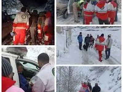 امداد رسانی به مصدوم گرفتار در ارتفاعات کلار