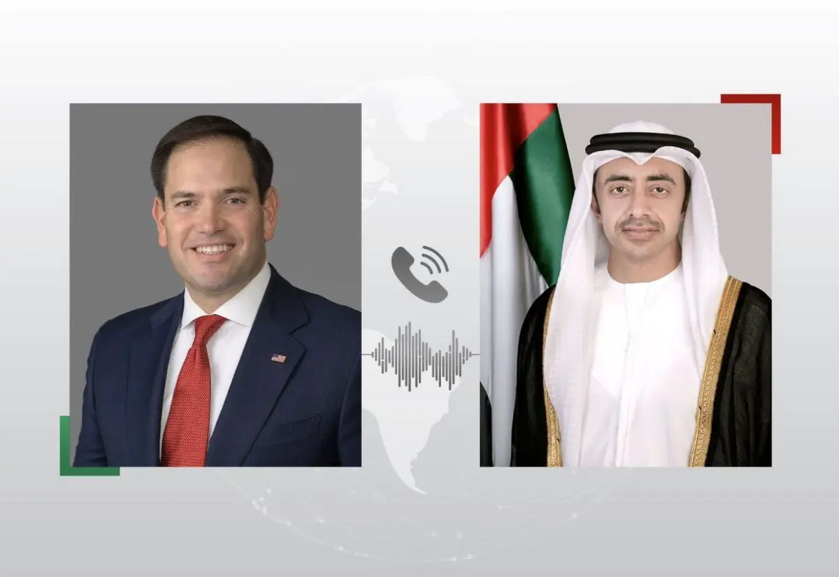 گفت‌وگوی تلفنی وزرای خارجه امارات و آمریکا