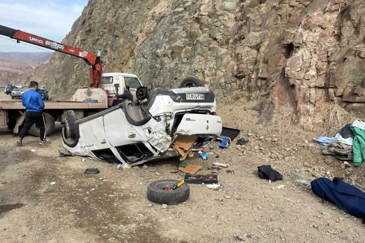 چهار مصدوم و فوتی بر اثر برخورد دو خودرو در اتوبان قزوین_رشت