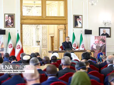 نشست علی باقری با سفرا و روسای نمایندگی های خارجی مقیم تهران