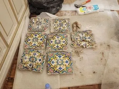 کاشی‌های گمشده کاخ گلستان که در نقاشی ابوالحسن خان ثالث از تالار برلیان مشهود است، پیدا شد