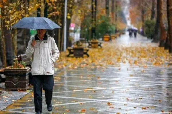 پیش‌بینی بارش باران و کاهش دما در تهران