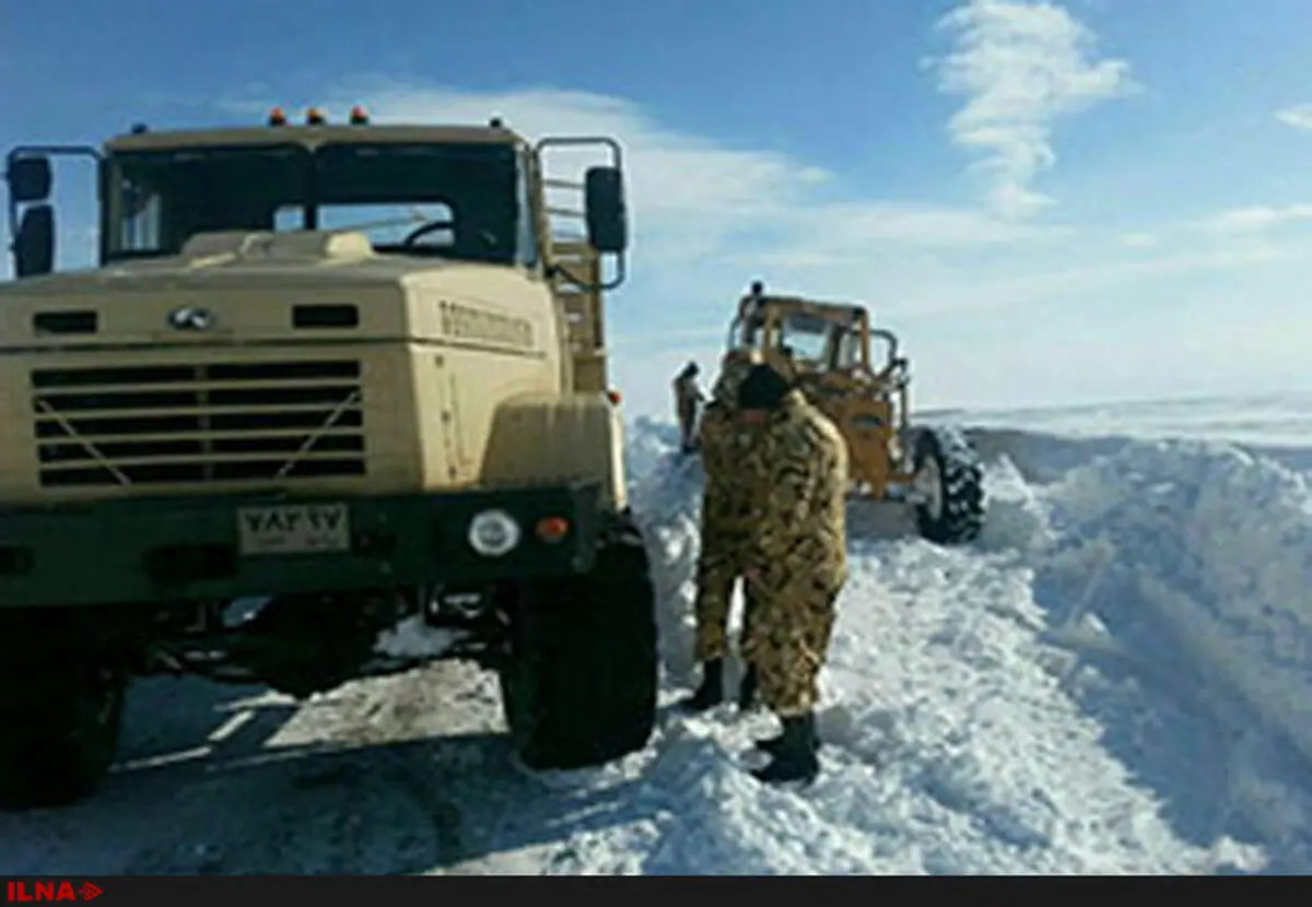 محور سلماس- خوی با کمک کارکنان تیپ ۲۶۴ بازگشایی شد