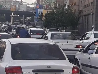 ترافیک پایتخت در اکثرمعابر سنگین است  