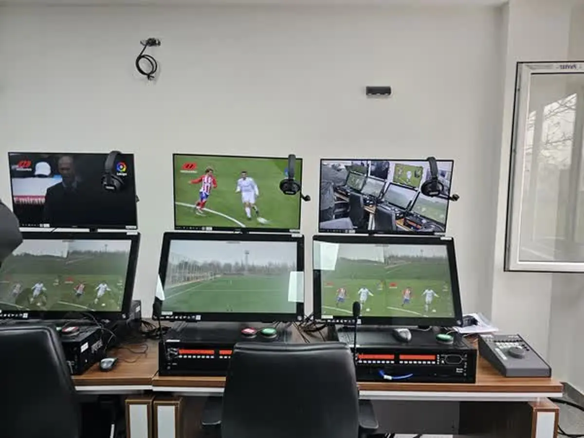 اتاق آموزش VAR فدراسیون فوتبال رونمایی شد
