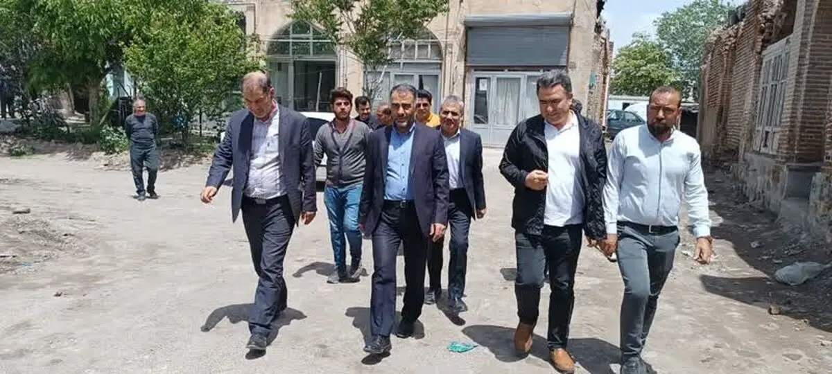   مرمت سرای تاریخی زنجیر لو اردبیل درحال تکمیل شدن است