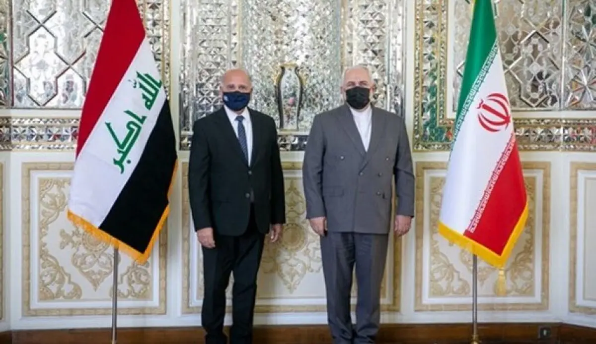 ظریف خلال لقائه مع وزیر الخارجیة العراقی: الهجمات والحوادث الاخیرة فی العراق مشبوهة
