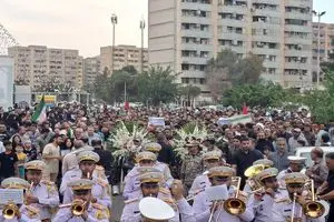 پیکر مطهر شهدای نیروی پدافند هوایی ارتش تشییع شد