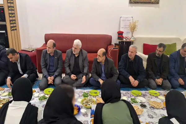 افطار استاندار گیلان همراه با فرزندان خانه شبانه روزی گل بانو در شهرستان رشت