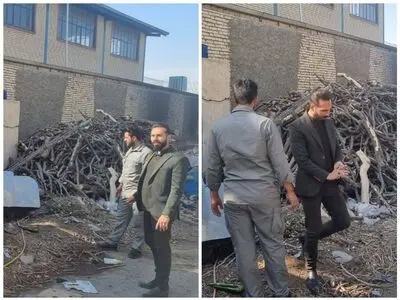 جمع آوری یک واحد زغال گیری غیرمجاز در شهرقدس