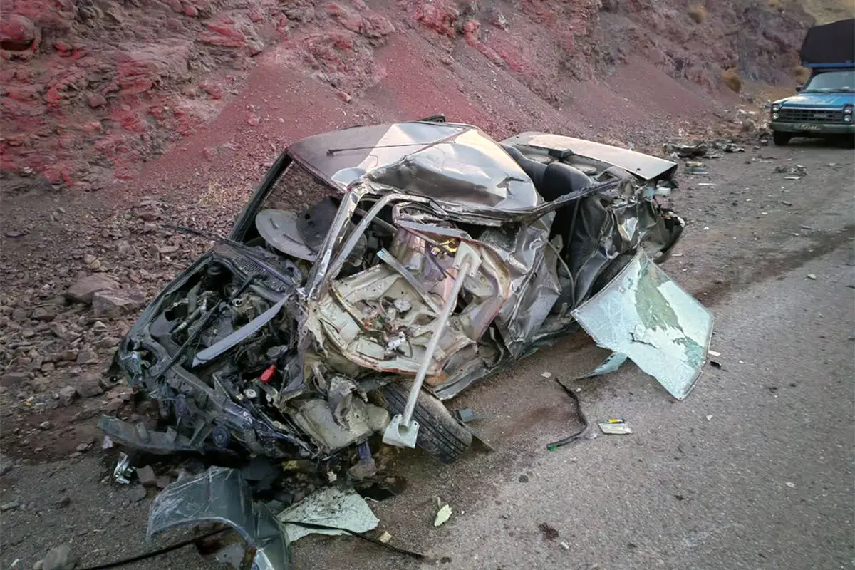 کشته شدن 2 نفر در سانحه مرگبار آزادراه قزوین-رشت