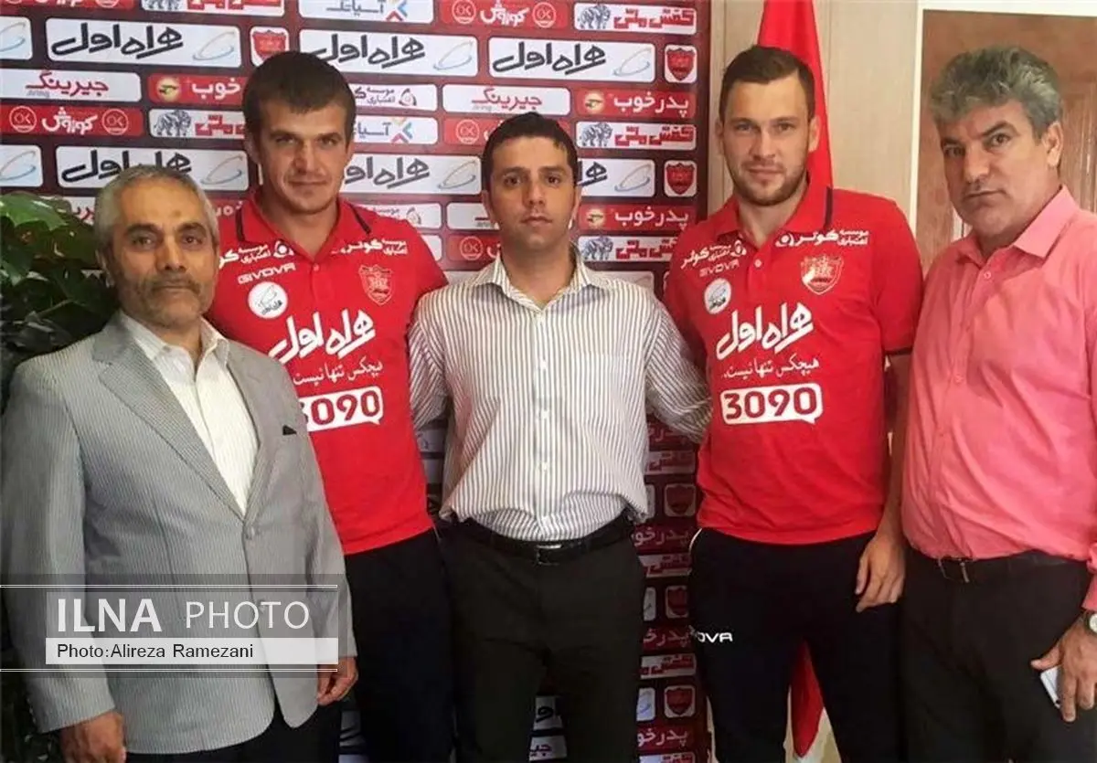 دو بازیکن اوکراینی به پرسپولیس پیوستند