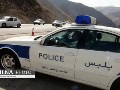 توقیف خودروی ژاپنی با سرعت ۲۲۰ کیلومتر در لاین جنوبی آزادراه قزوین-زنجان