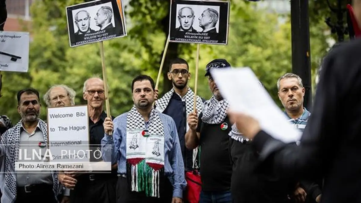 تظاهرات کنندگان هلندی محاکمه نتانیاهو را خواستار شدند