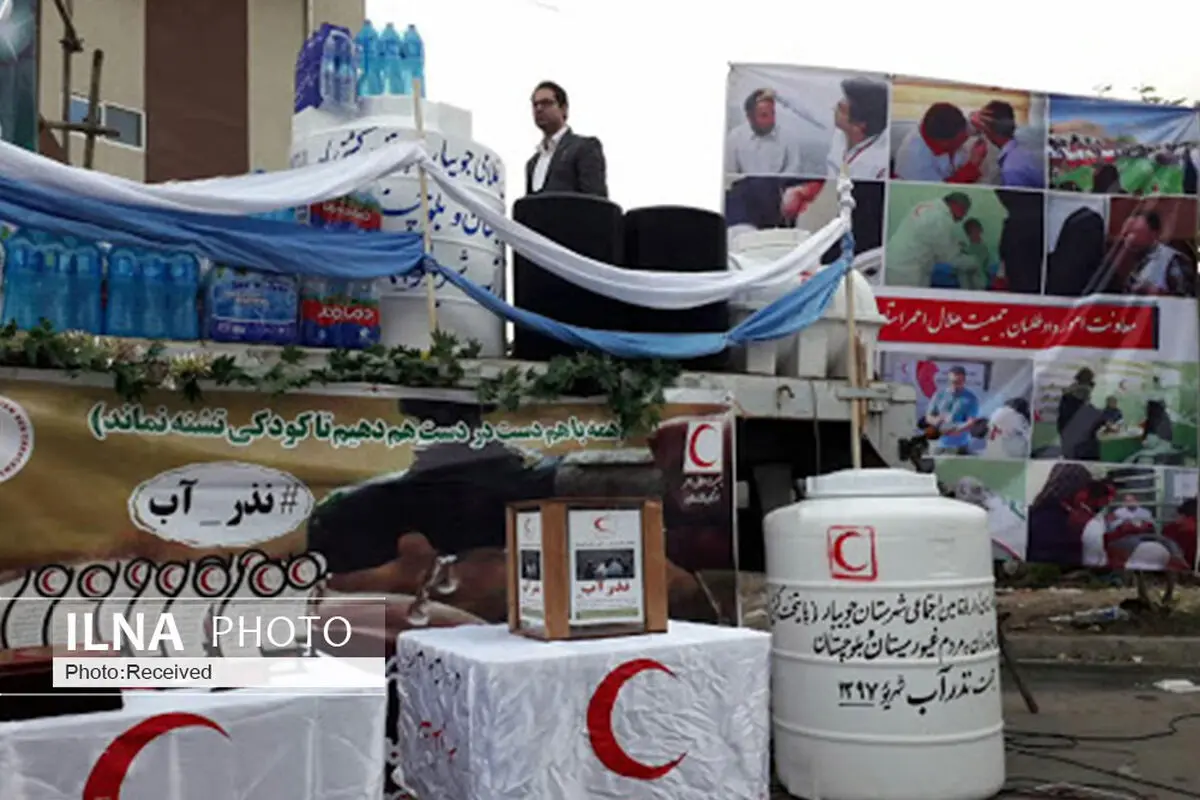  امدادگران قزوینی در آبرسانی به سیستان و بلوچستان همکاری می کنند