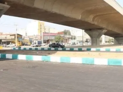 تقاطع شهدای غزه کلانشهر اهواز آماده بهره‌برداری شد