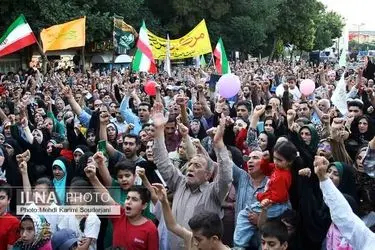 راهپیمایی غدیر با شعارایران ذوالفقار علی(ع) در اصفهان