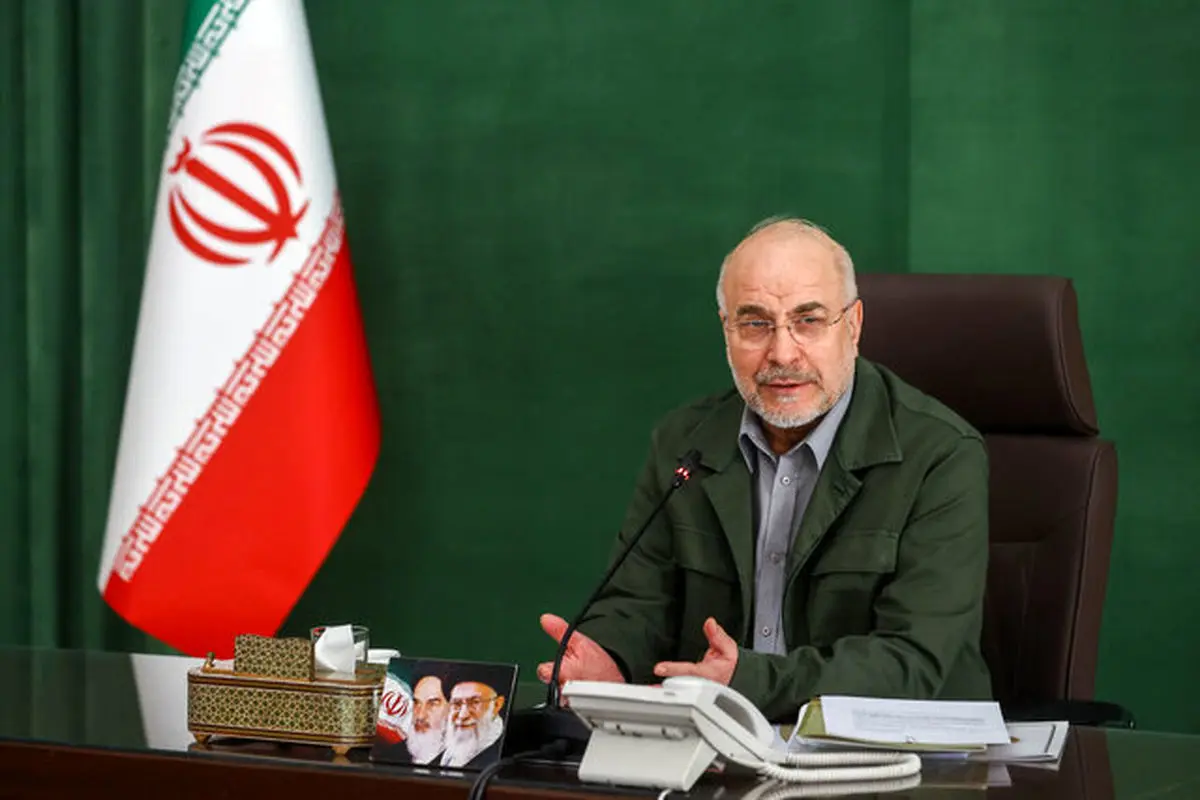 تبریک قالیباف در پی انتخاب رئیس مجلس نمایندگان عراق