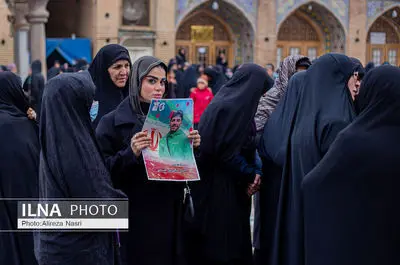 تشییع پیکر شهید مقاومت ملی در قزوین به روایت تصویر