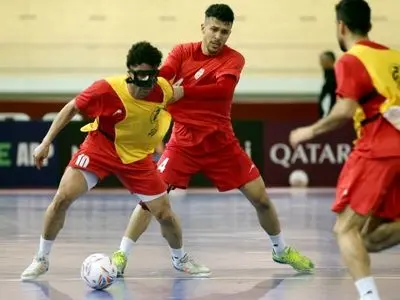 برگزاری تمرین تیم ملی فوتسال در ولودروم جاکارتا