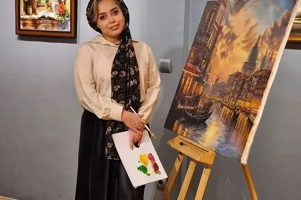 The painting lady whose artistic activity was determined by her husband