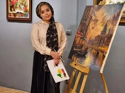 The painting lady whose artistic activity was determined by her husband