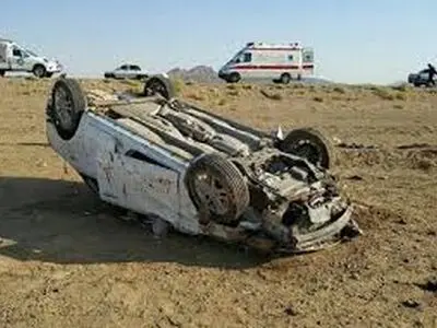 پنج مصدوم در واژگونی ساینا در محور شوش به اهواز 