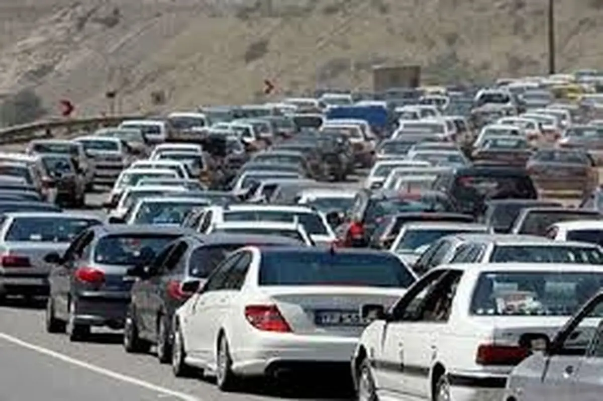ترافیک سنگین در محور هراز