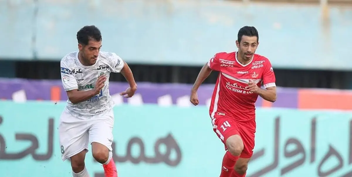 ویدیو: تکل مدافع فولاد مانع گلزنی پهلوان شد