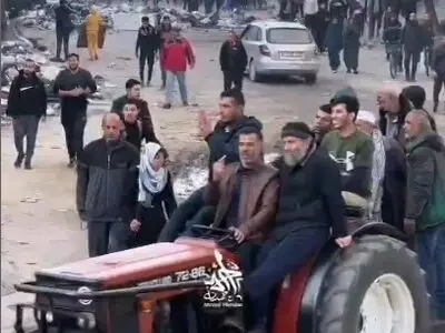 بازگشت آوارگان فلسطینی به غزه + فیلم